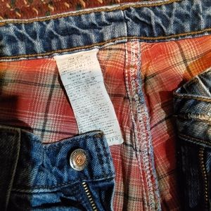 Women's Flannel lined jeans.  Carrhart 8x32